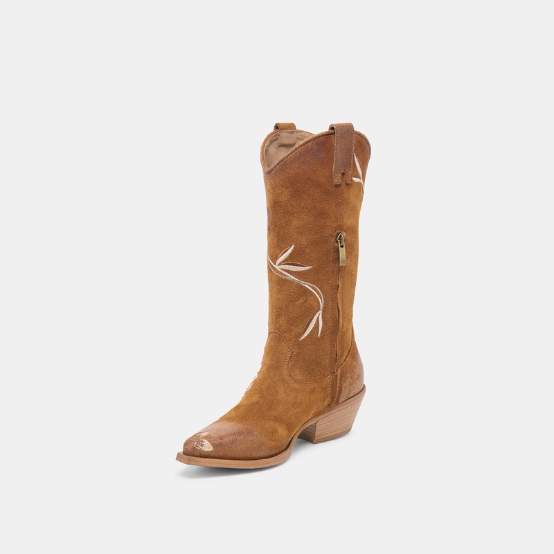 BRANDO BOOTS TAN SUEDE 4
