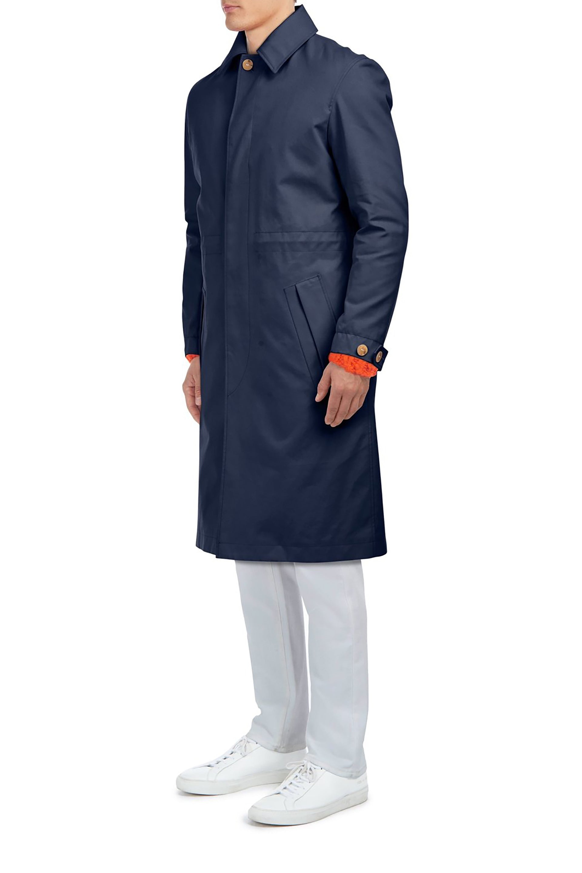 Malraux Parka in Dark Navy Cotton - 4