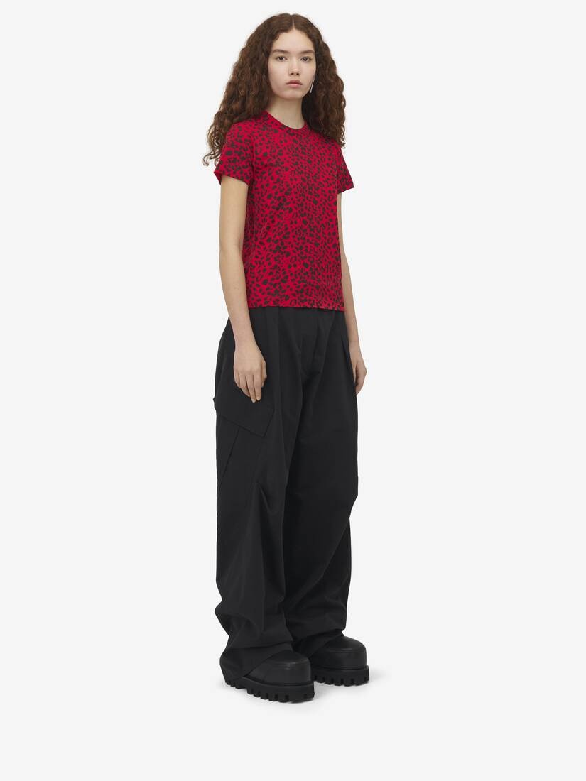 Leopard Fitted T-shirt - 3