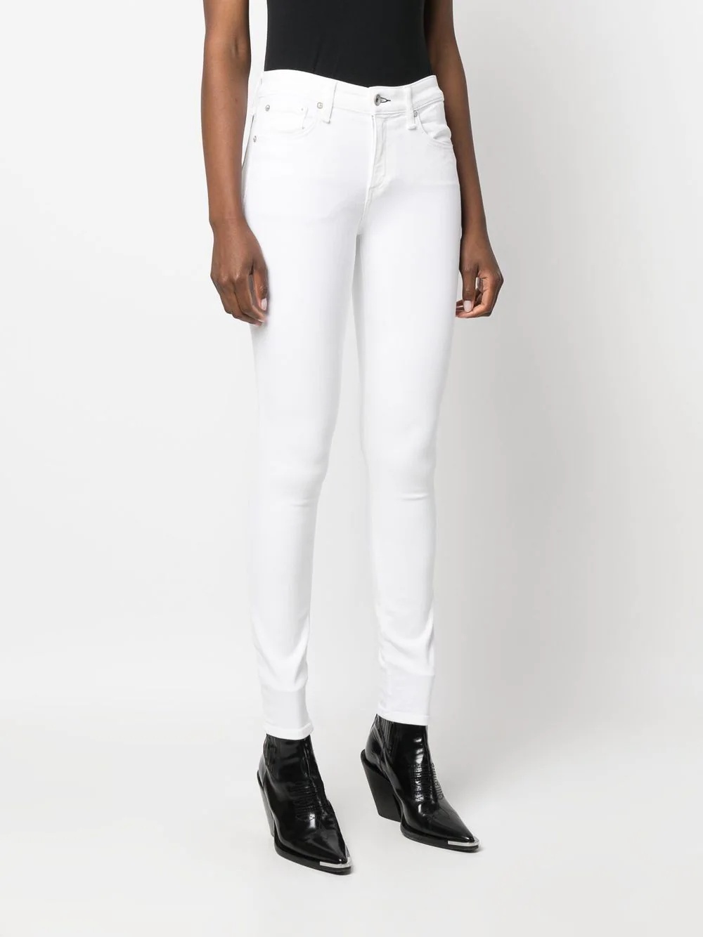 high-rise skinny jeans - 4