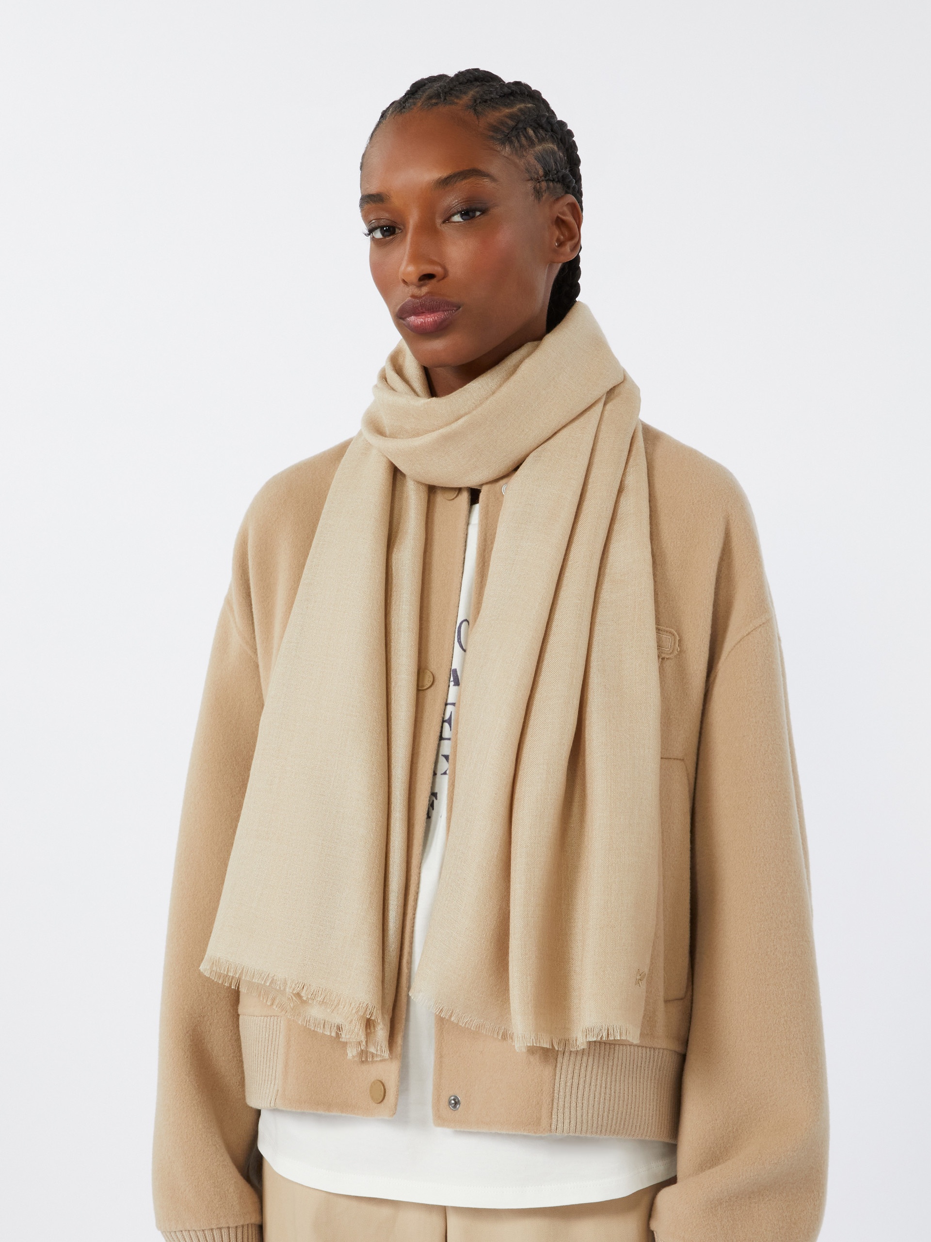 RAUCHE Cashmere and silk stole - 4