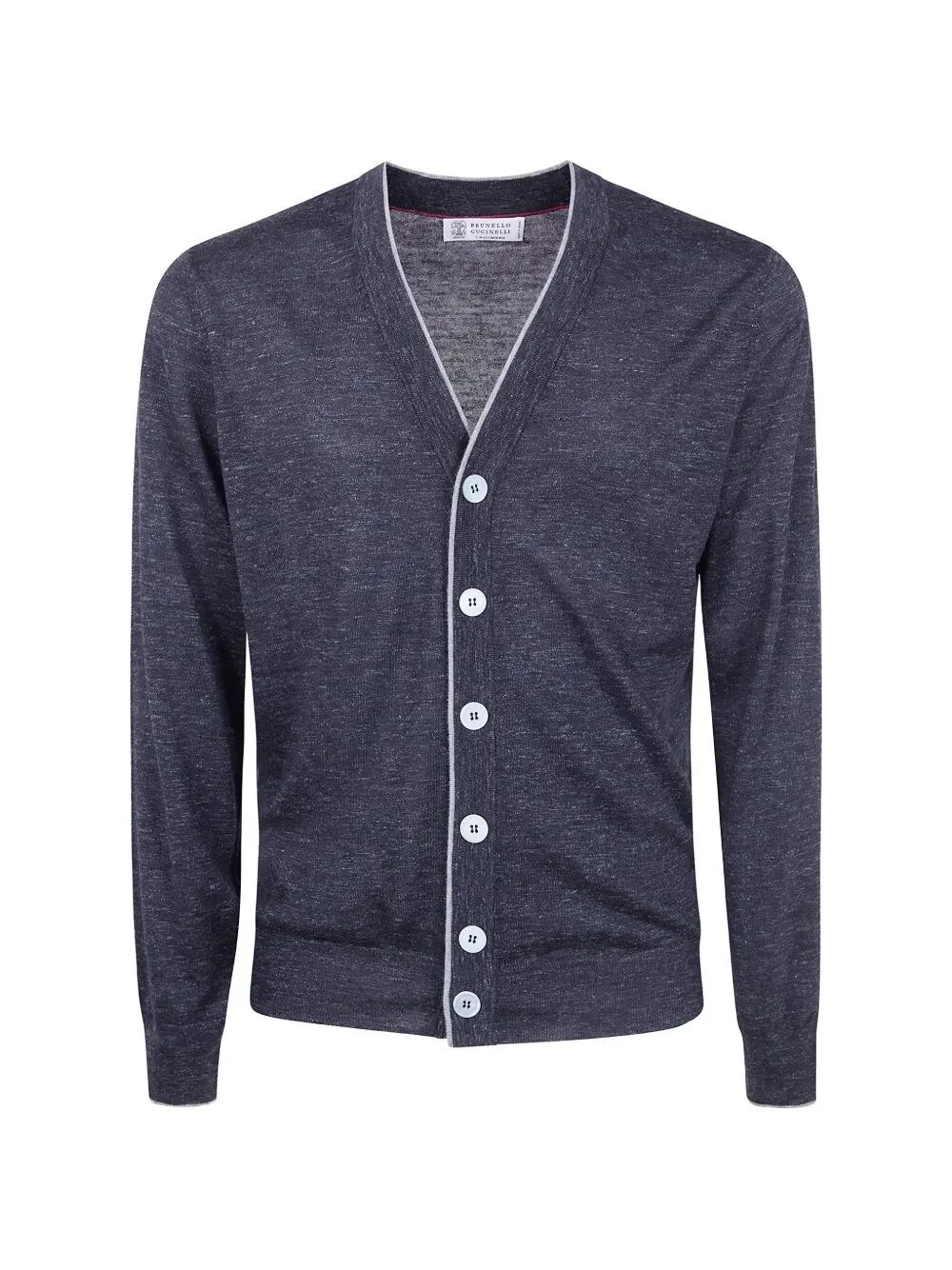 Classic V Neck Cardigan - 1