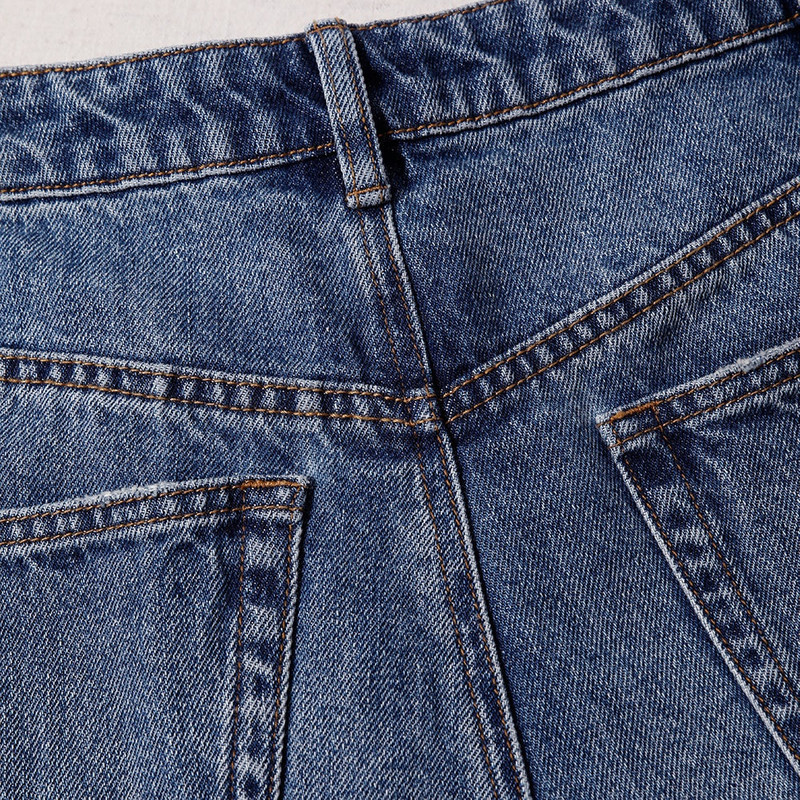 Wide Leg Denim Jeans 6