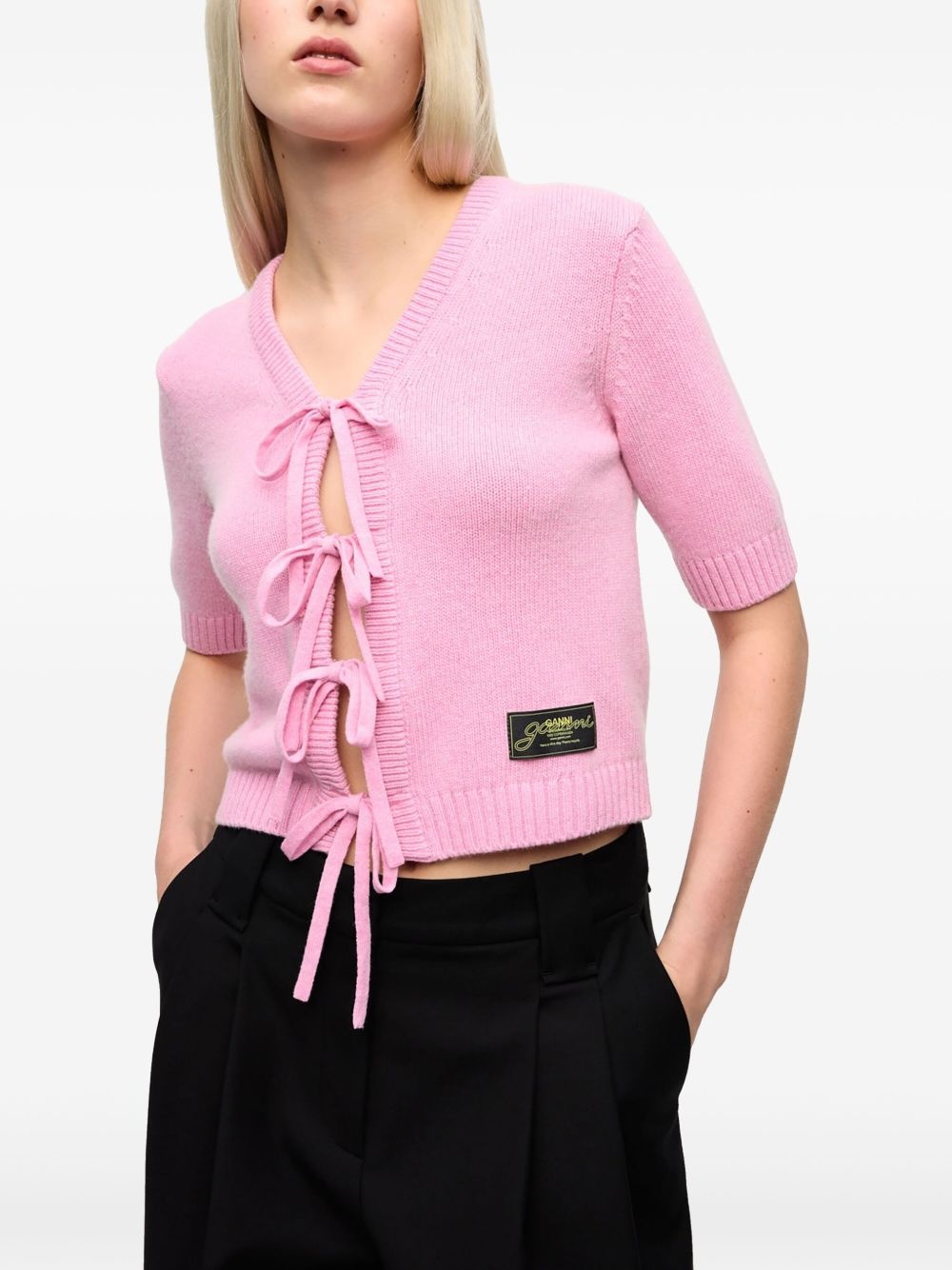 short-sleeve cardigan - 3