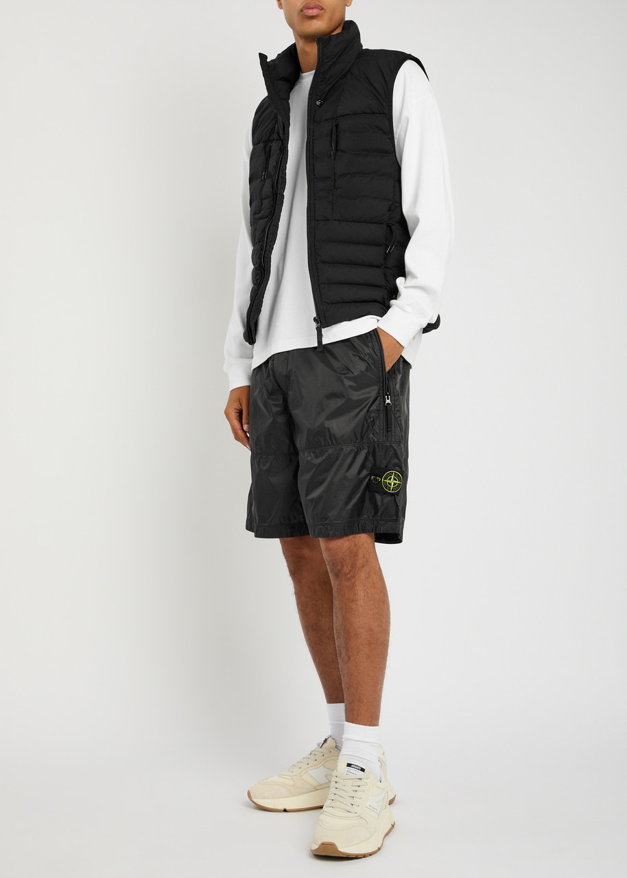 Stone Island Logo Shell Shorts - 4