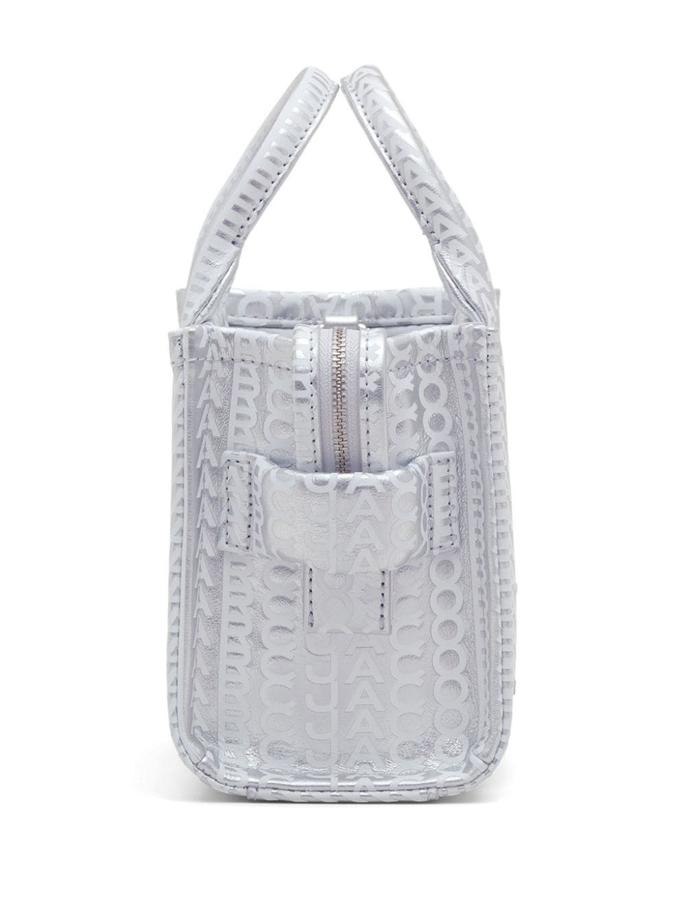 The Micro Monogram metallic tote bag - 5