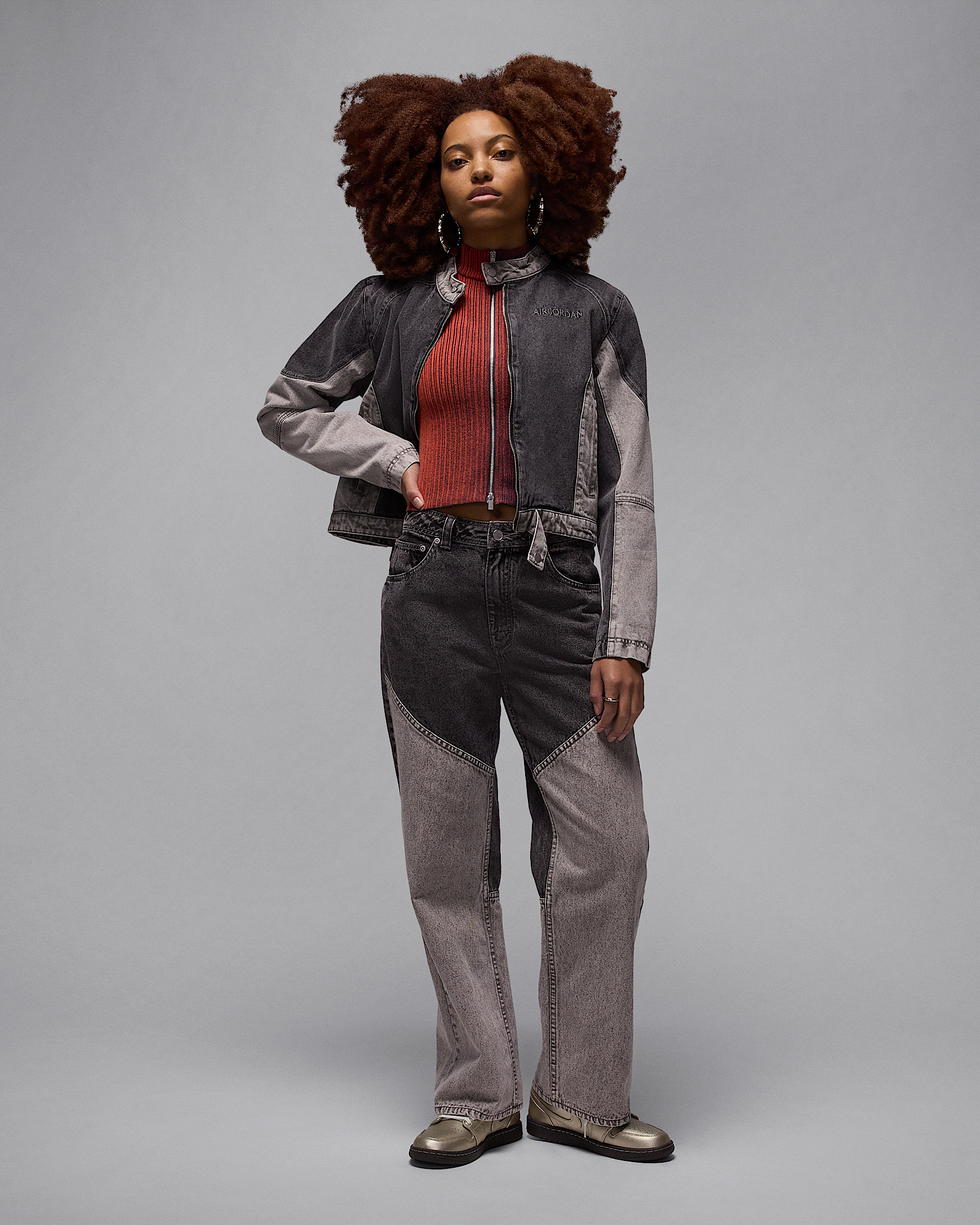 Air Jordan Women's Full-Zip Knit Top - 7
