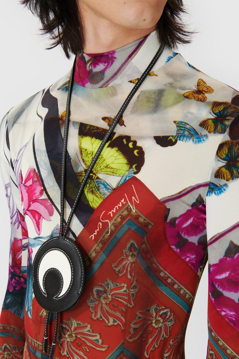 Scarves Print Recycled Jersey Second Skin Top 4