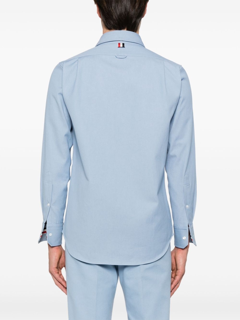 RWB-stripe denim shirt - 4