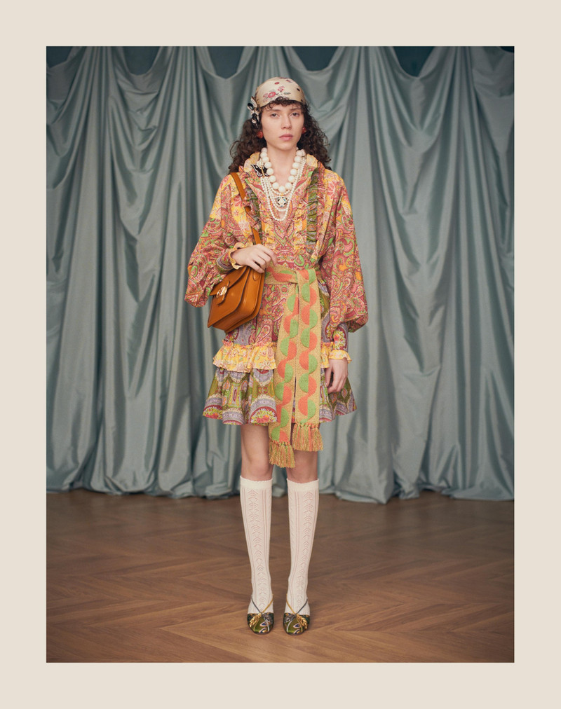 PAPIER FLORAL SILK SCARF 6