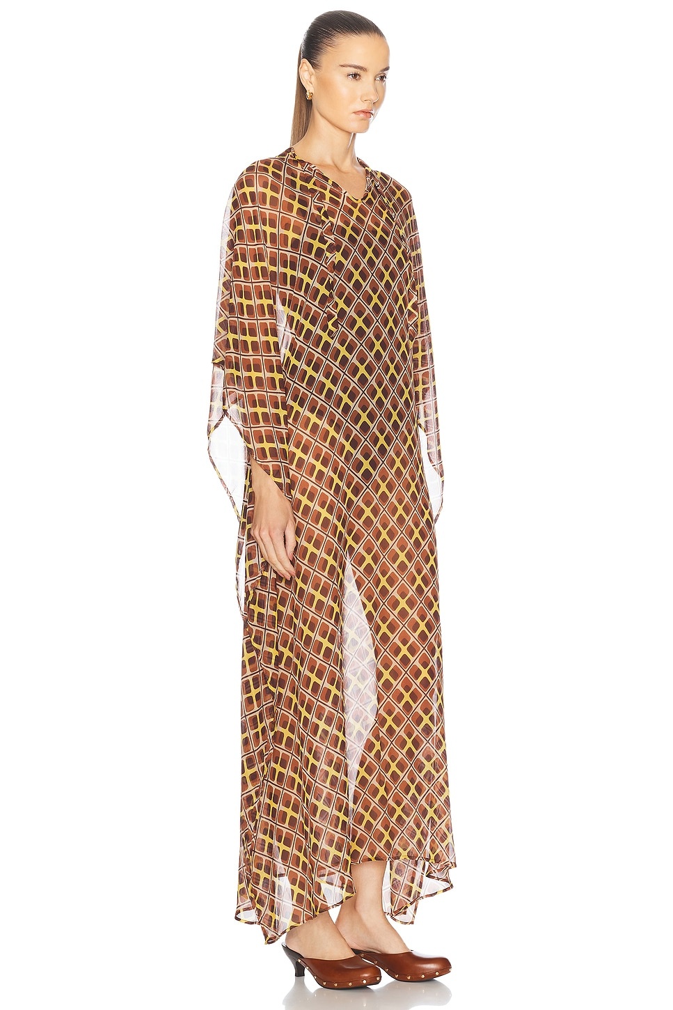 Cattail Plaid Kaftan - 2