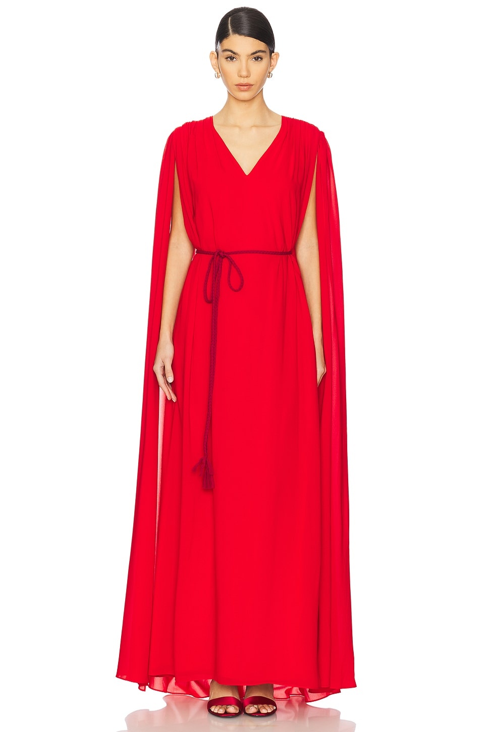 Zenaida Maxi Cape Gown - 1