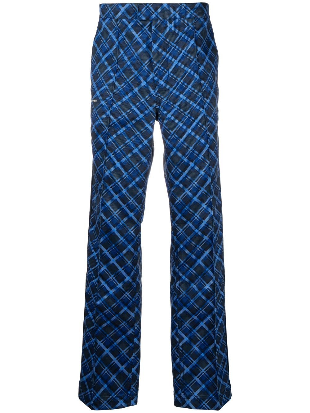 check print trousers - 1