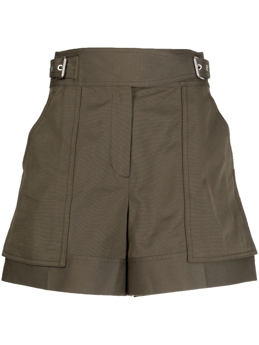 Utility cotton cargo shorts - 1