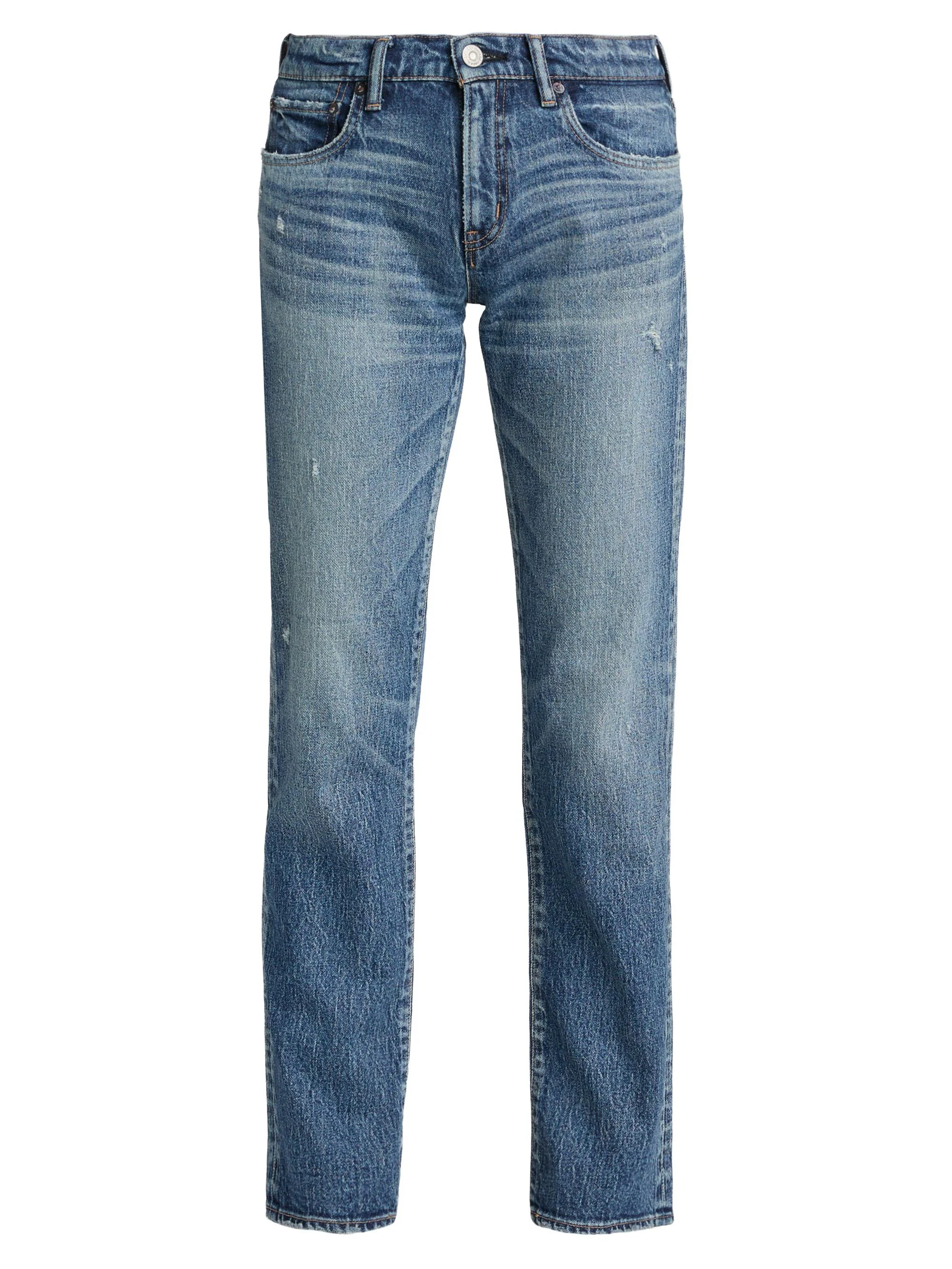 Women's Mallard Slim-Fit Straight-Leg Jeans - Blue - 1
