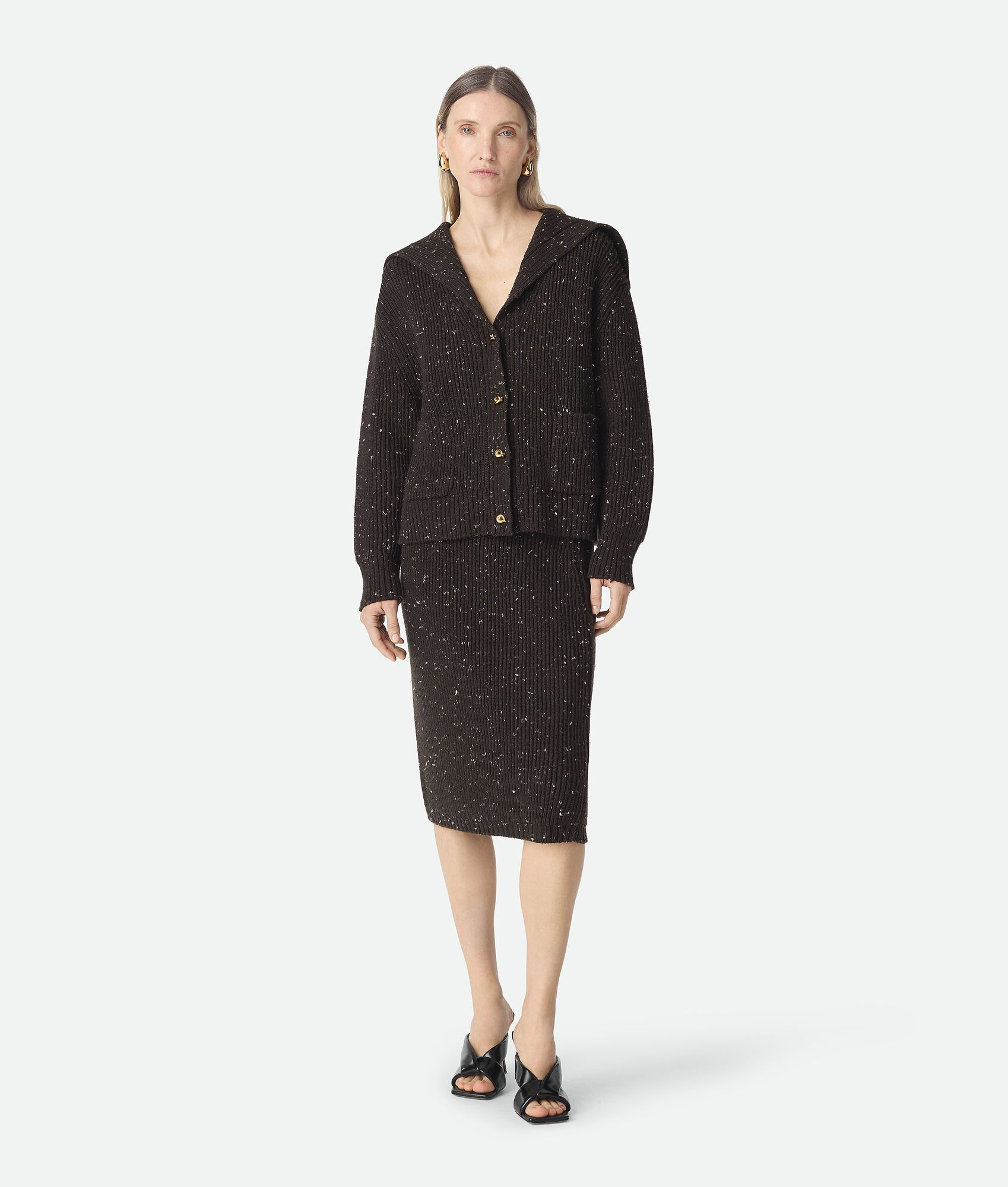 Wool English Rib Cardigan - 4