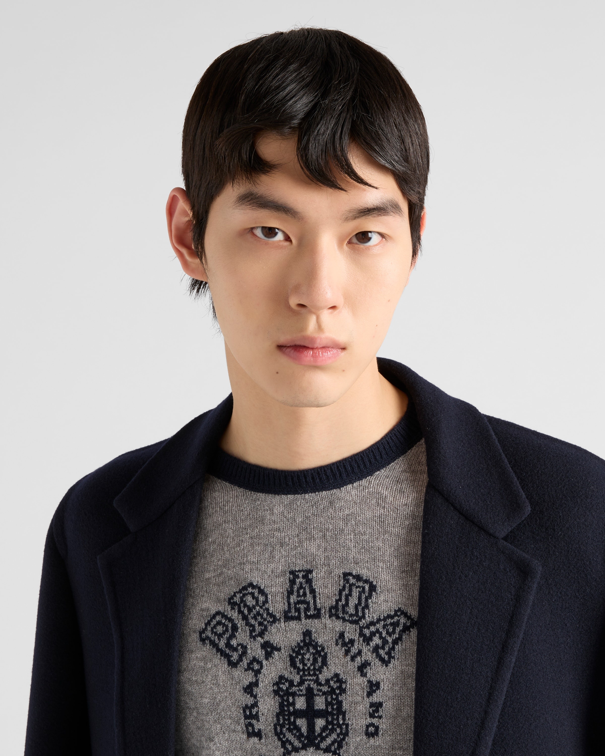 Cashmere T-shirt with logo - 6