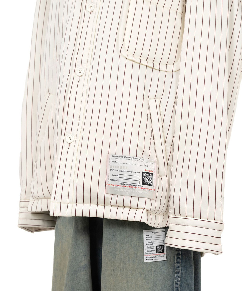 Stripe Puffer Shirt 8
