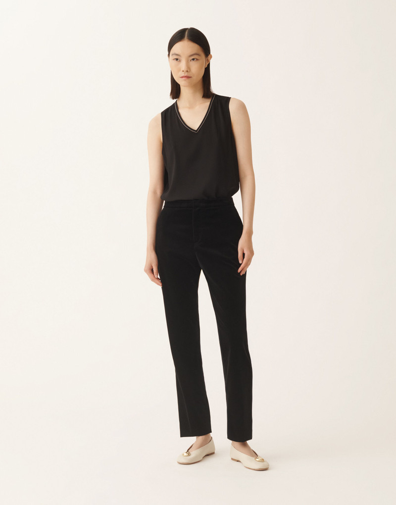 Montefalco trousers in velvet 3