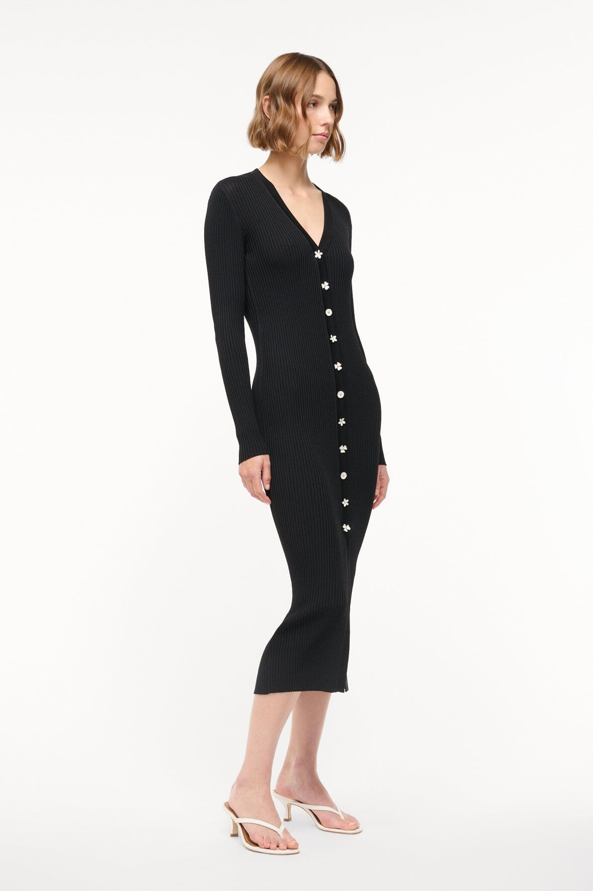 STAUD SHOKO SWEATER BLACK - 3