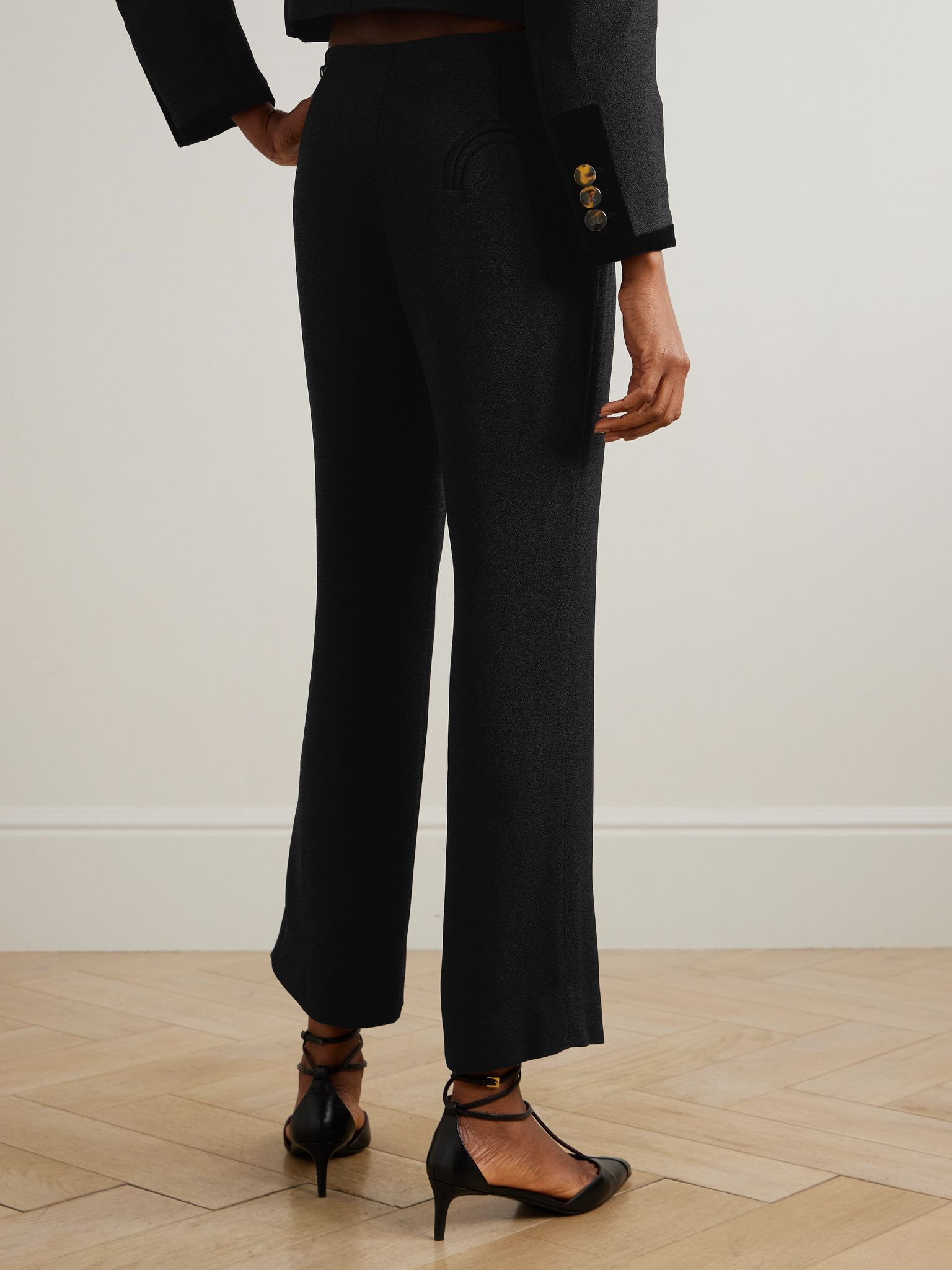 Morelia woven flared pants Black - 3