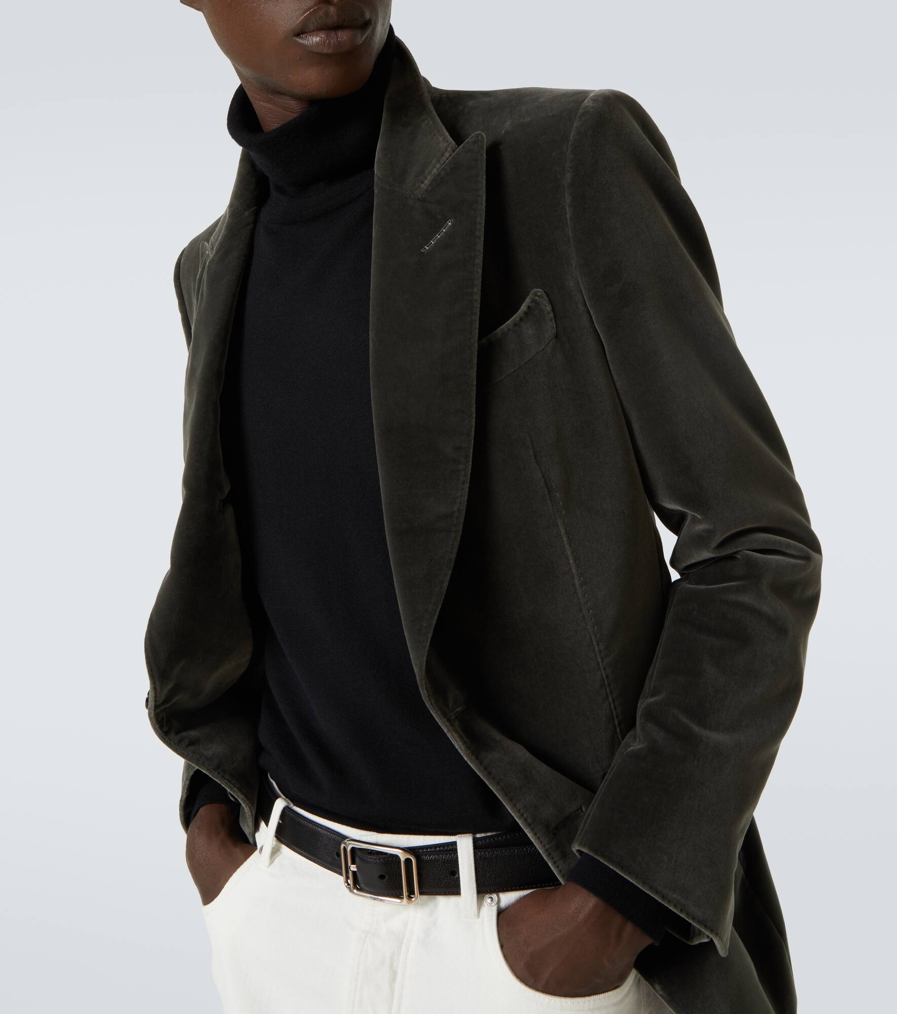 Cashmere and silk turtleneck sweater - 5