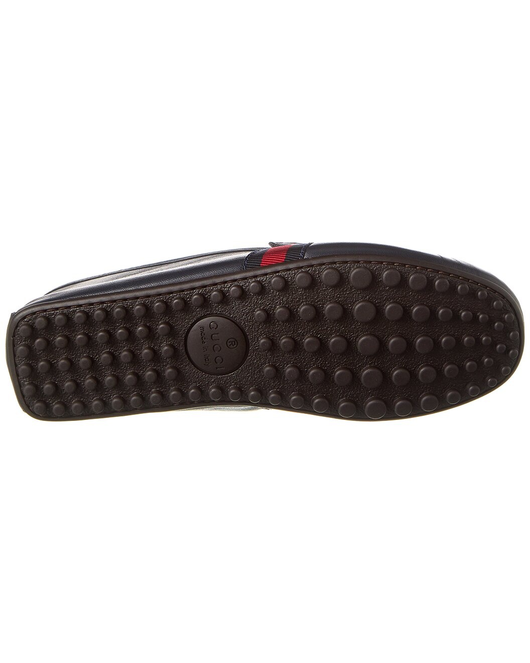 Gucci Web Leather Driver - 4