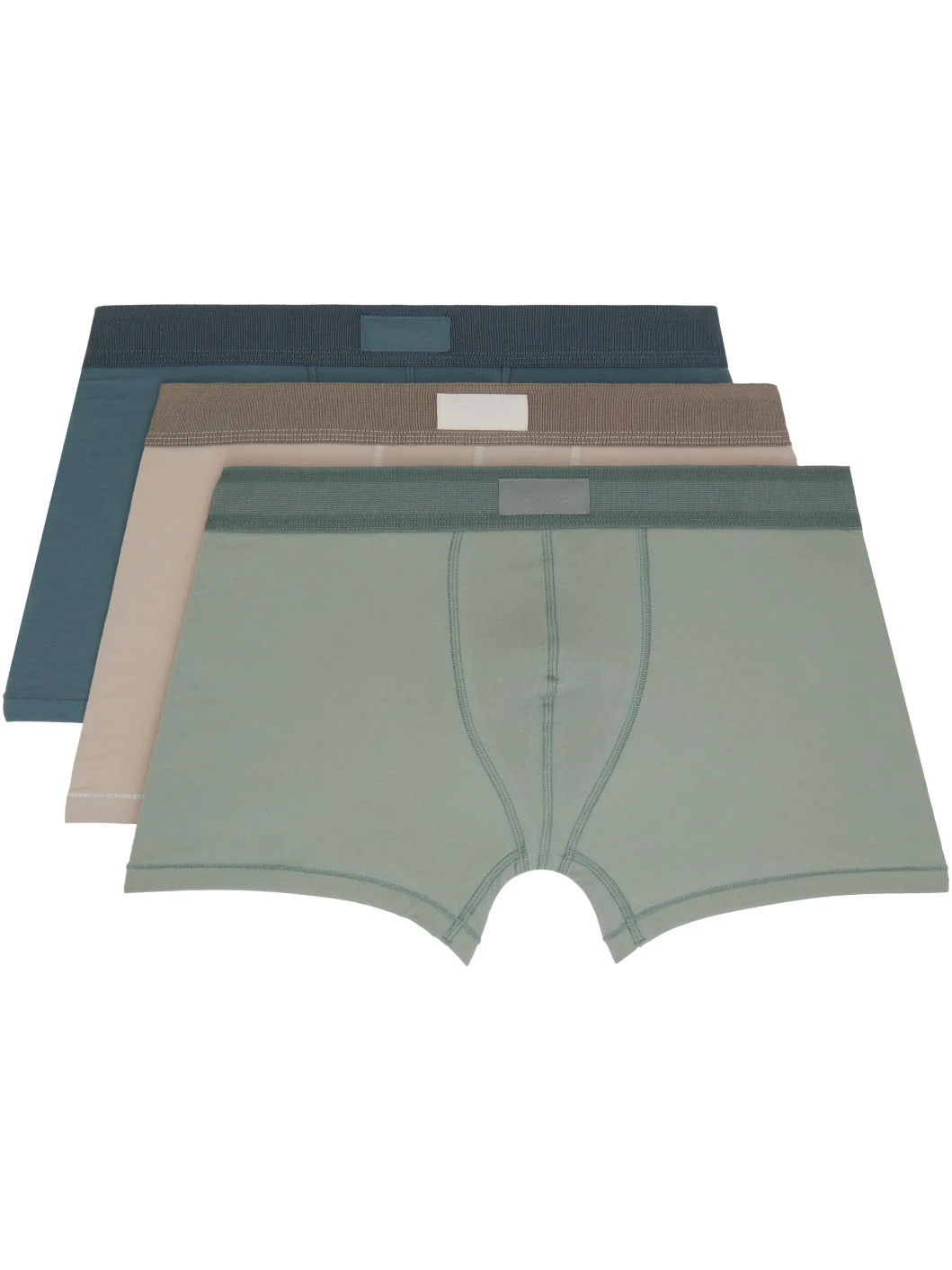 Three-Pack Multicolor SKIMS Cotton 3" Boxer Briefs - 1