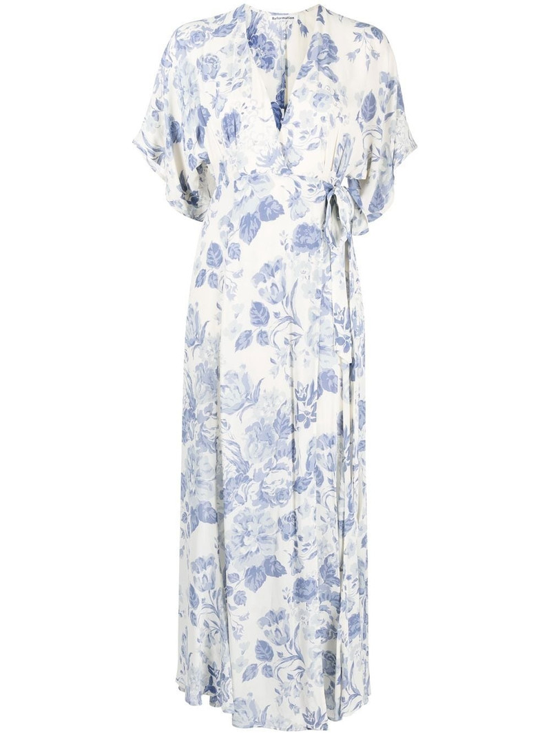 Winslow draped wrap dress 1