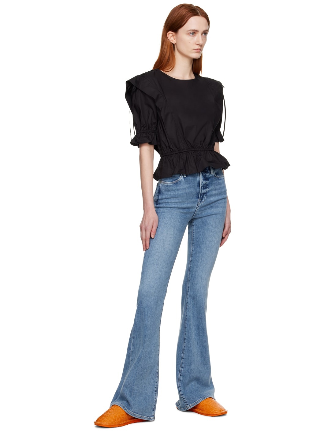 Blue 'Le Super High Flare' Jeans - 4