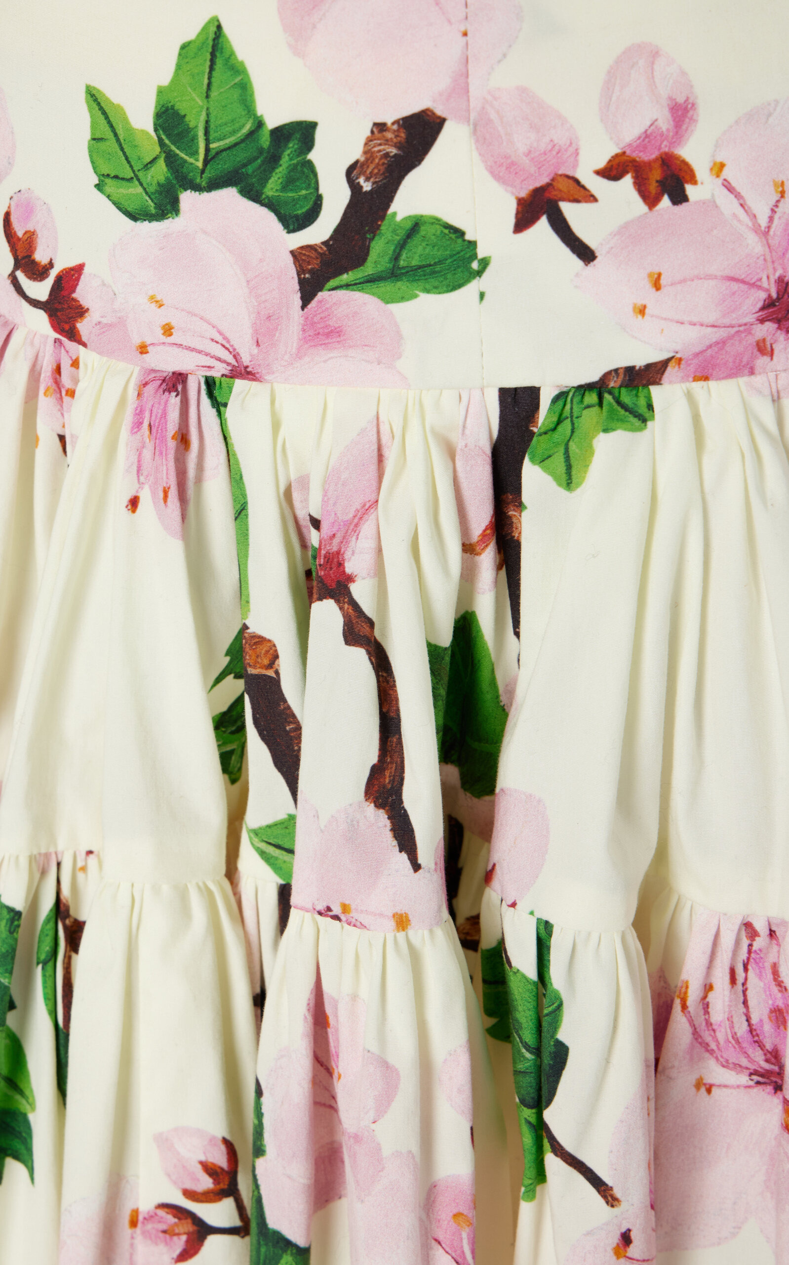 Cotton Poplin Mini Skirt off-white - 6