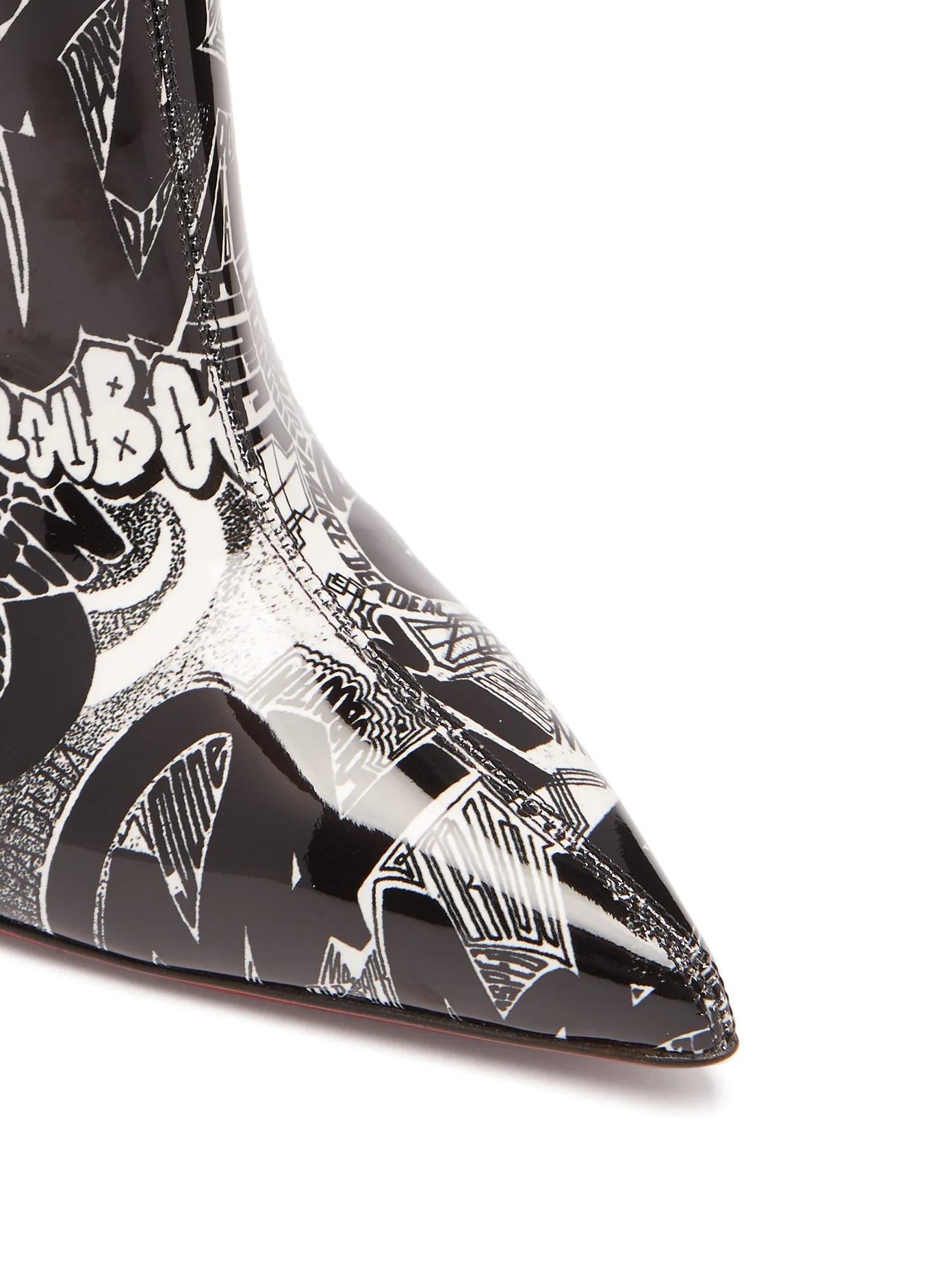 So Kate 100 Nicograf-print ankle boots - 6