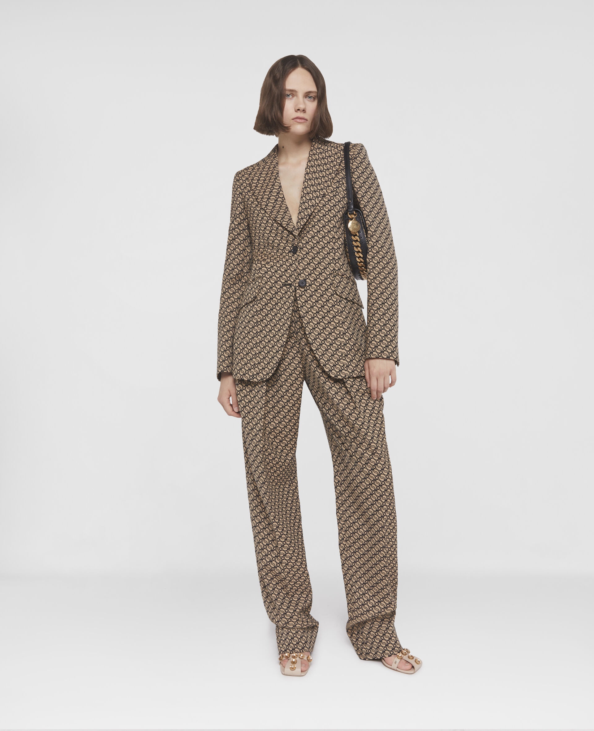 S-Wave Print Single-Breasted Blazer - 3