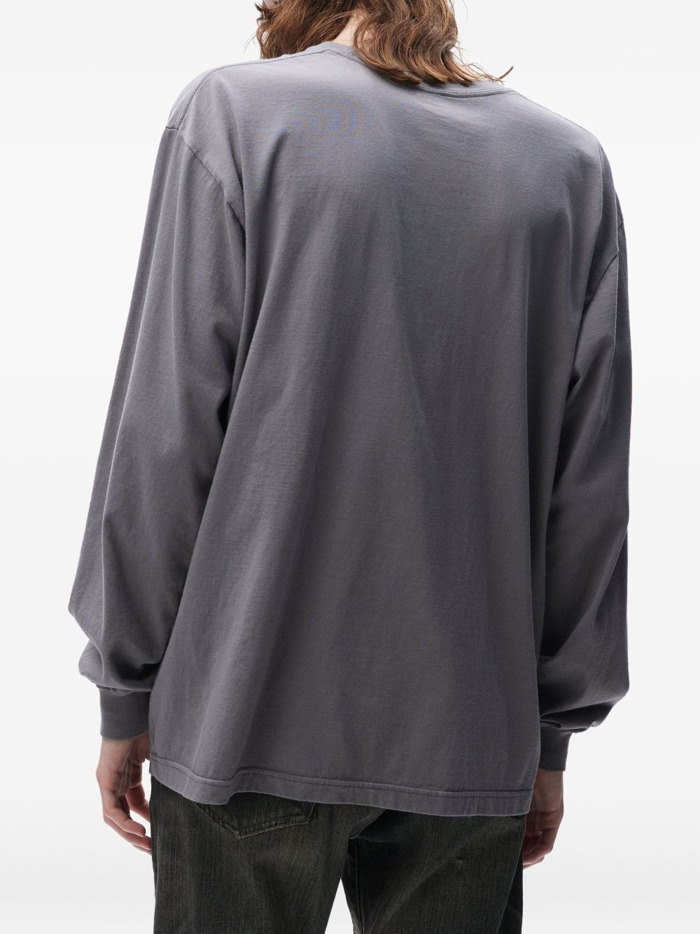 chocolate-bar print long-sleeve T-shirt - 3