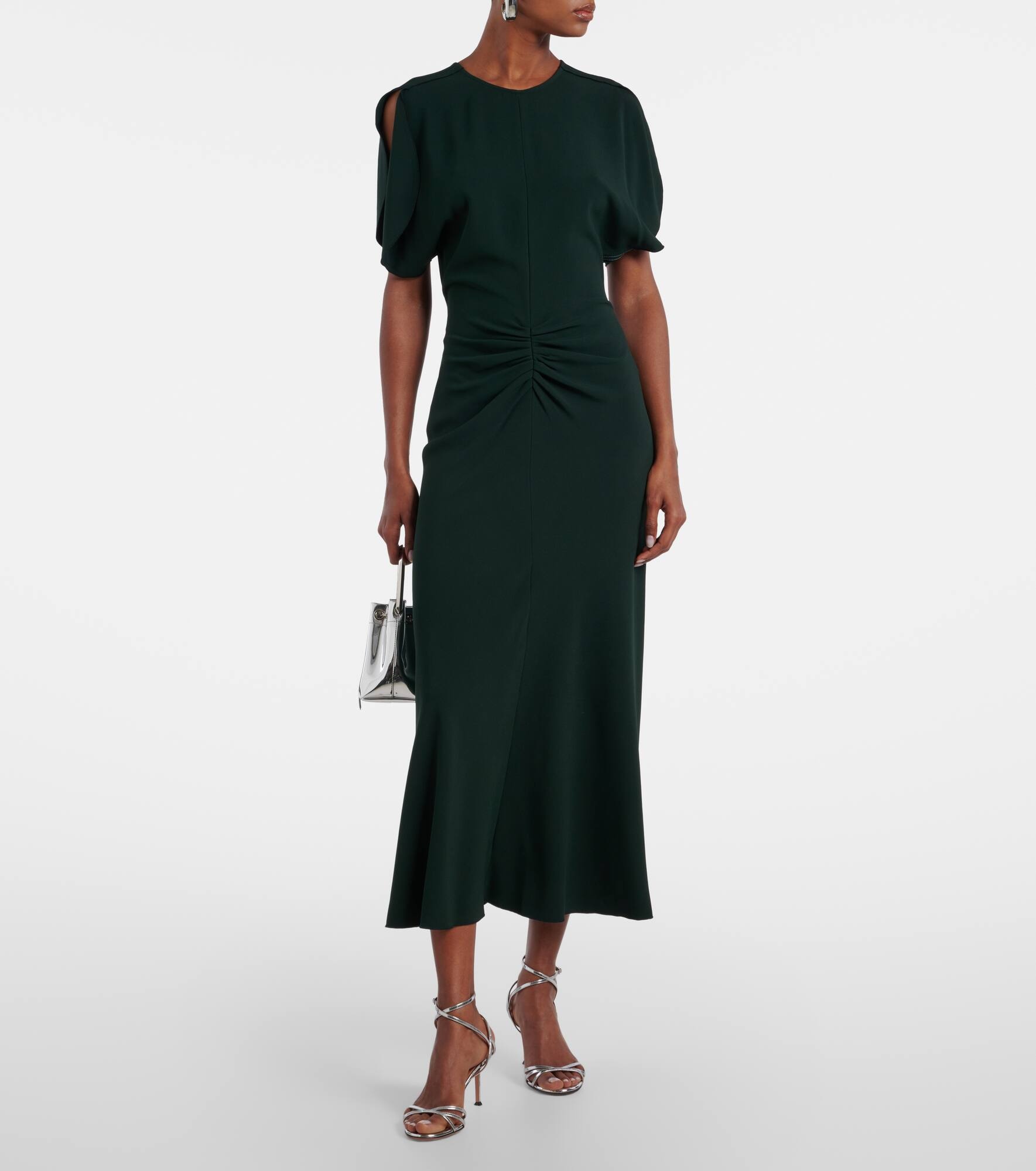 Gathered midi dress - 2