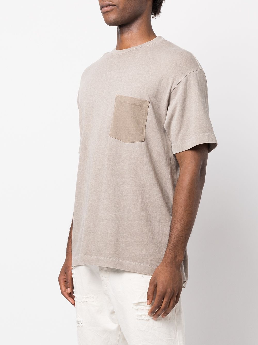 chest-pocket fitted T-shirt - 3