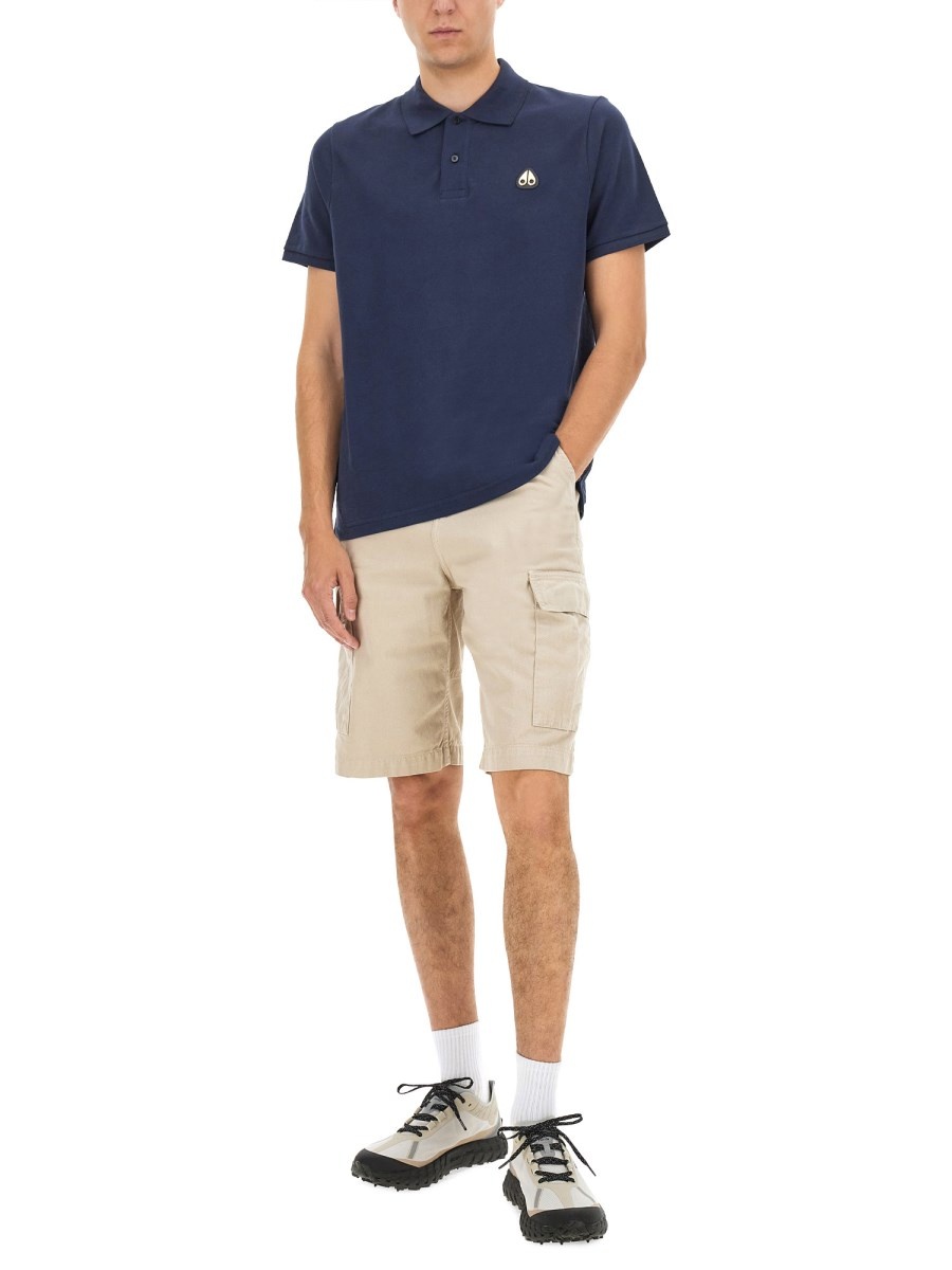 COTTON EVERETT GOLD POLO SHIRT - 2