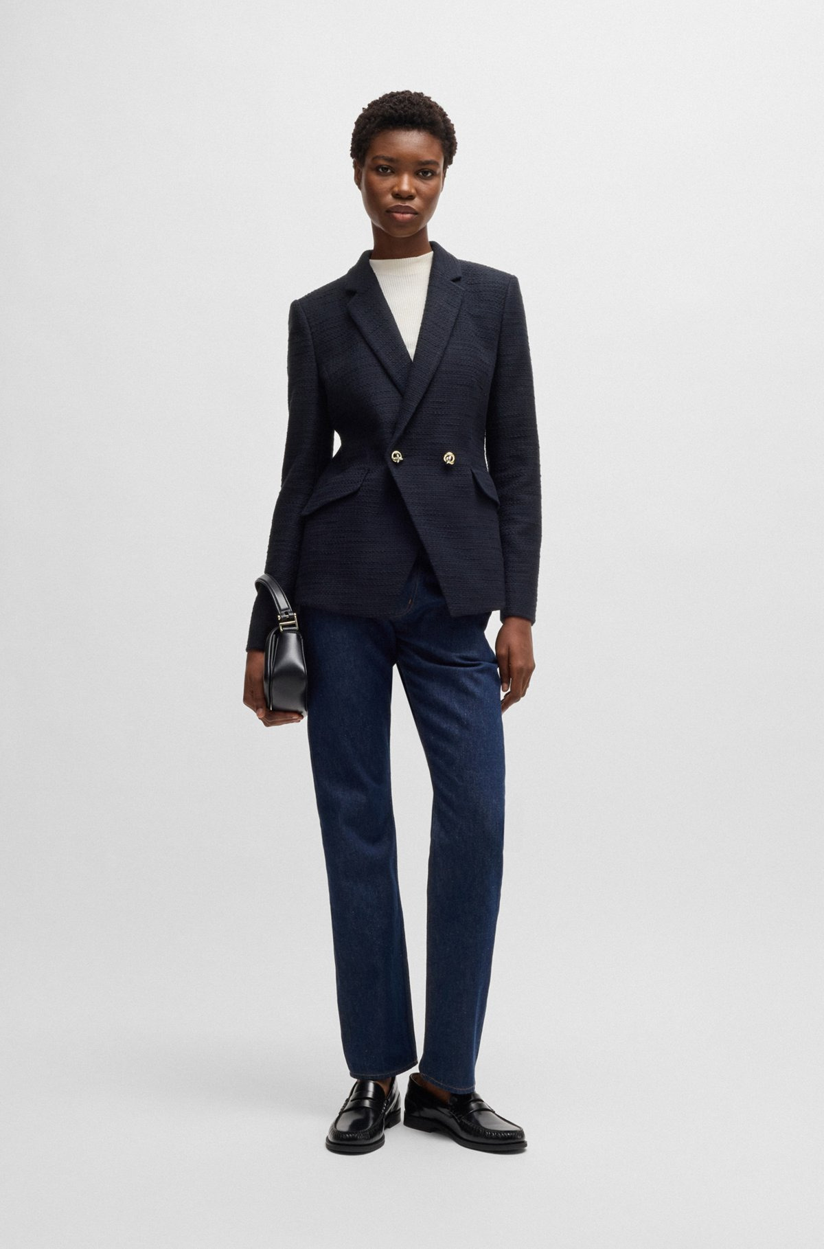 SLIM-FIT BLAZER IN TWEED - 3