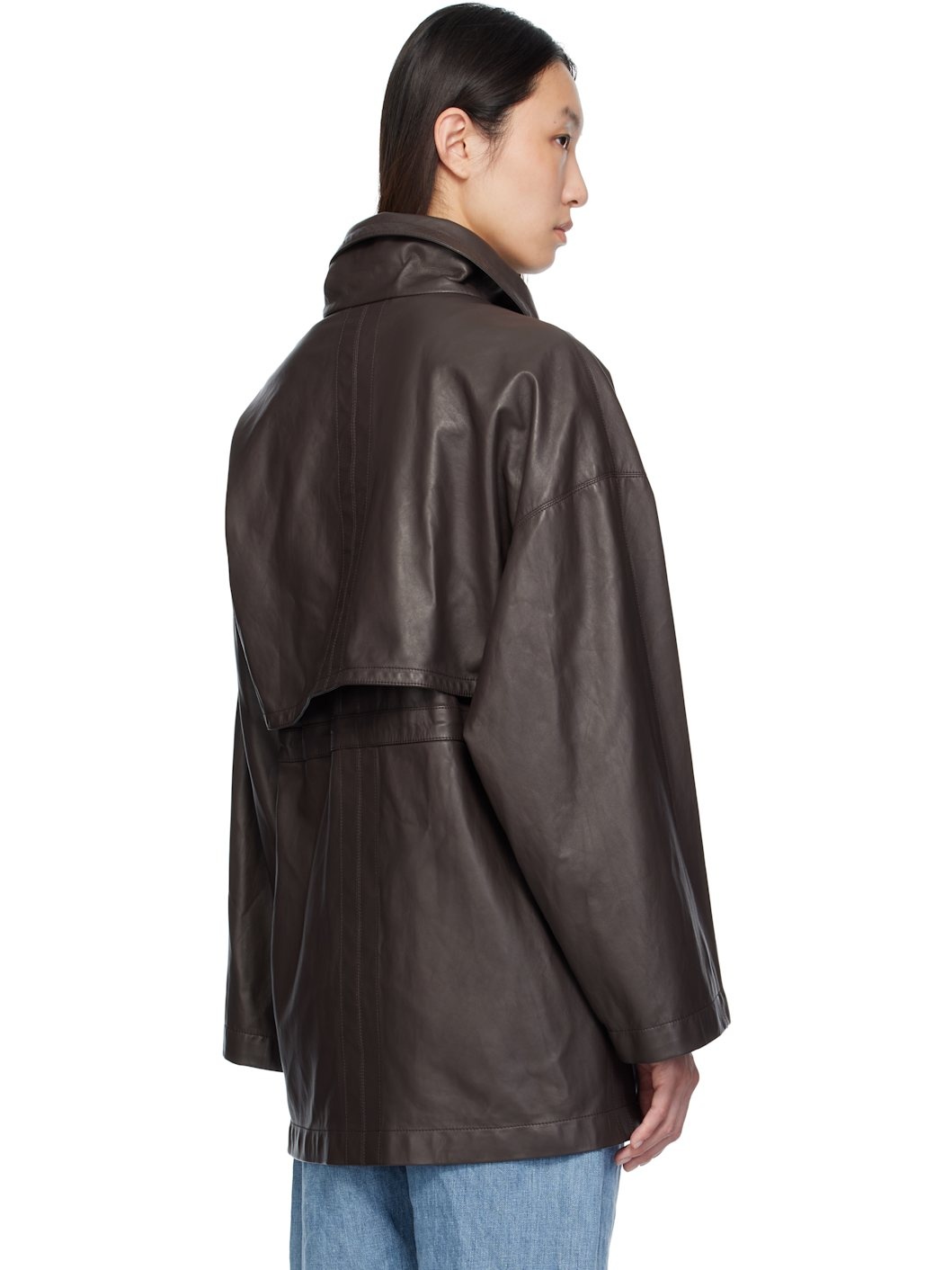 Brown Herbie Leather Jacket - 3