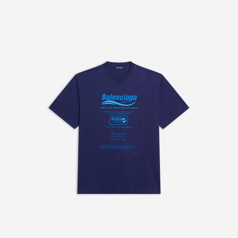 Dry Cleaning Boxy T-shirt in Blue - 1