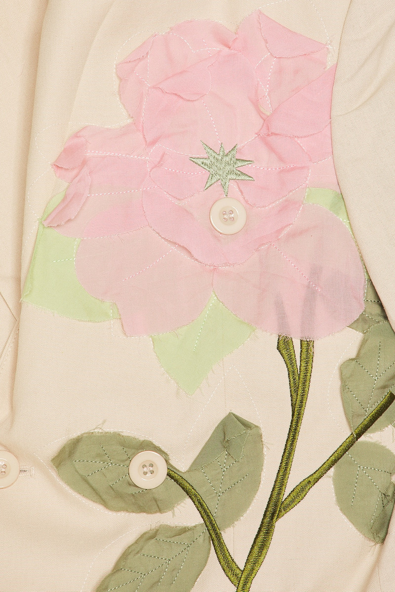 KidSuper Flower Applique Suit Blazer outlook