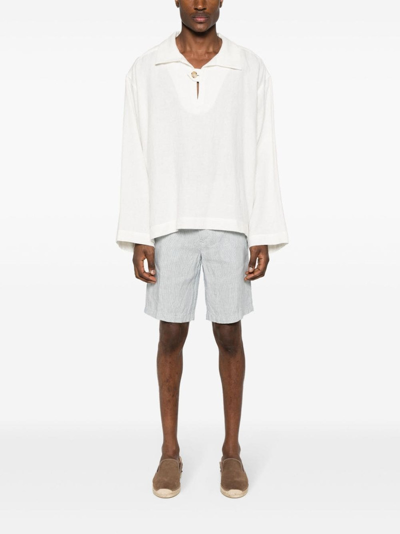 Paul & Shark striped linen shorts outlook