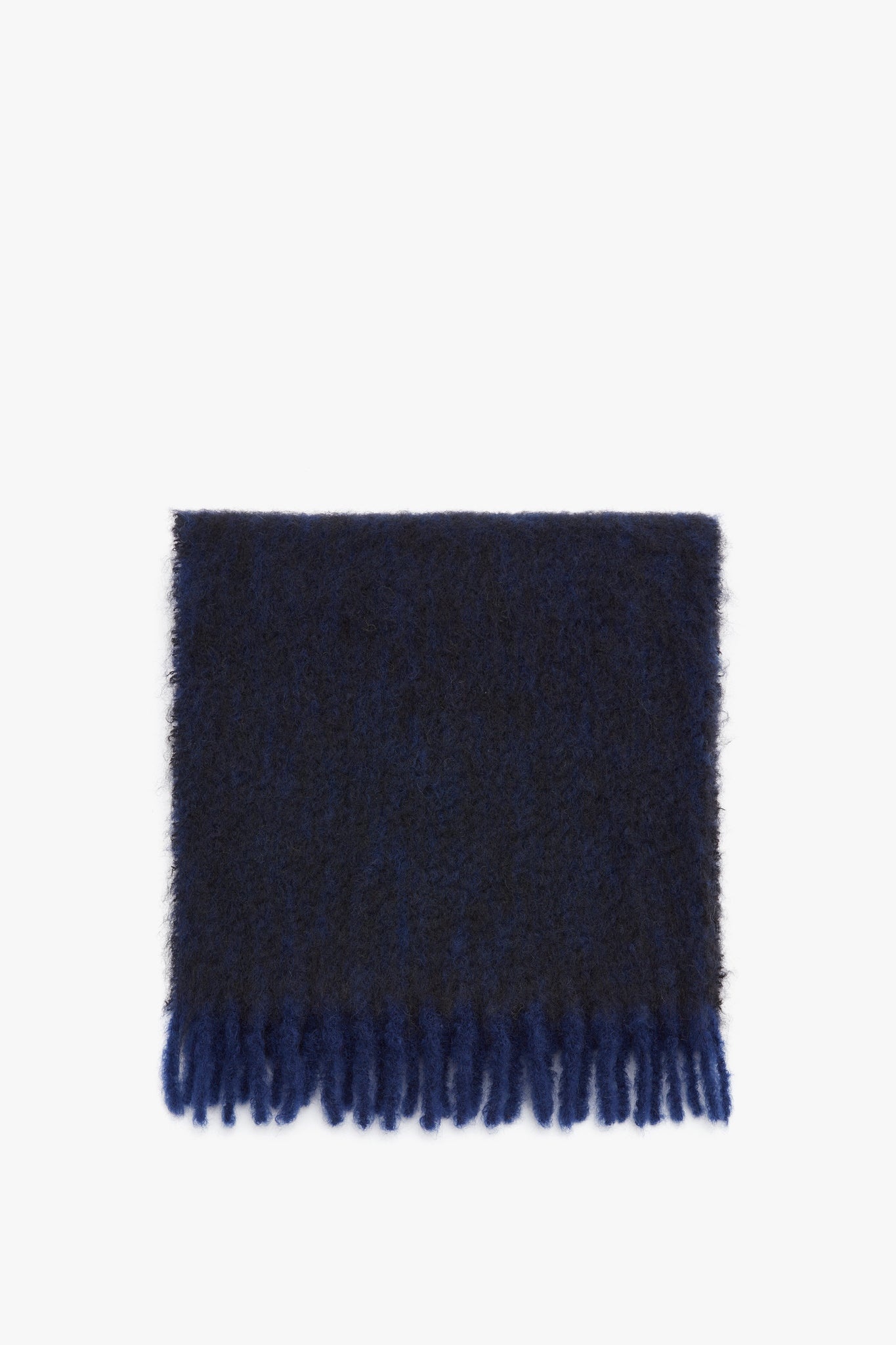 EXCLUSIVE Mohair Scarf In Navy - 1