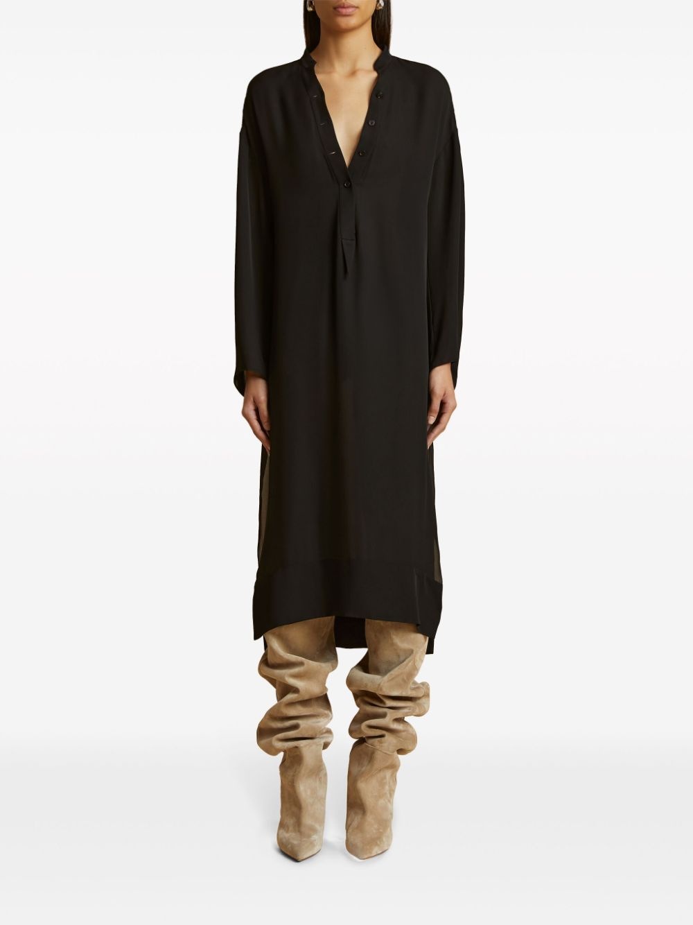 The Brom silk shirtdress - 6