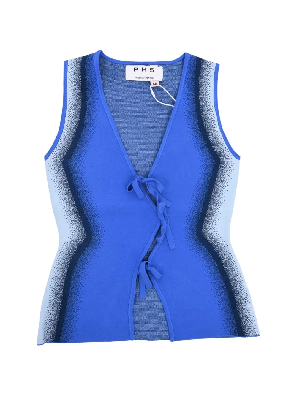 bow-detail vest - 1
