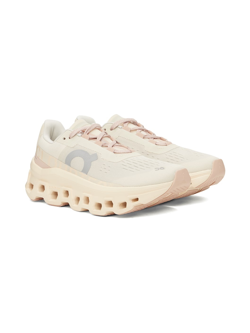 Gray & Pink Cloudmonster Sneakers - 4