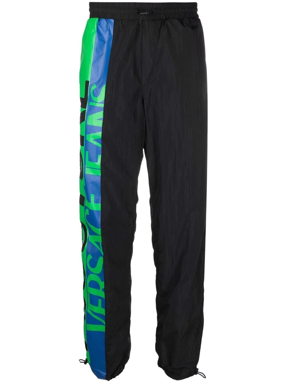 logo-print drawstring-waist track trousers - 1