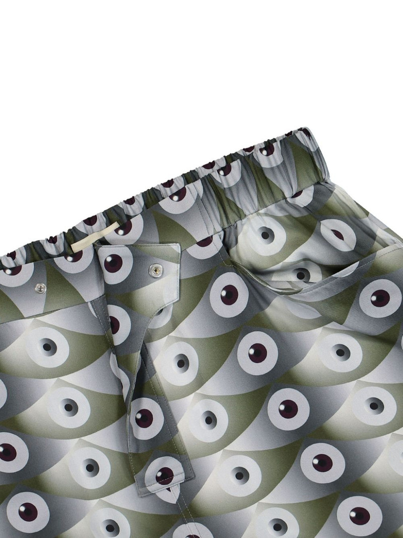 eye-print wide-leg trousers 4