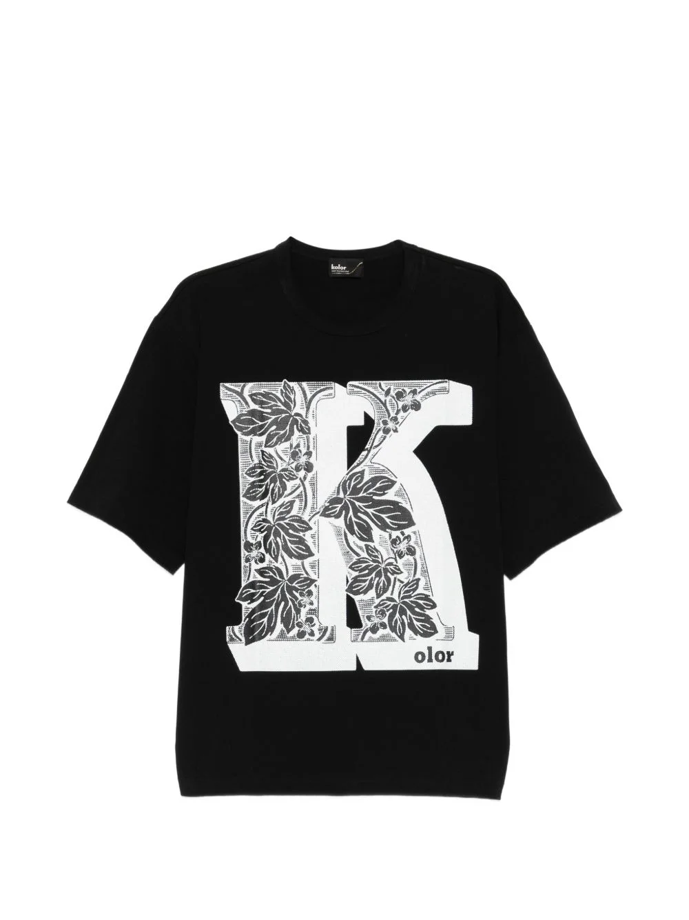 logo-print T-shirt - 1