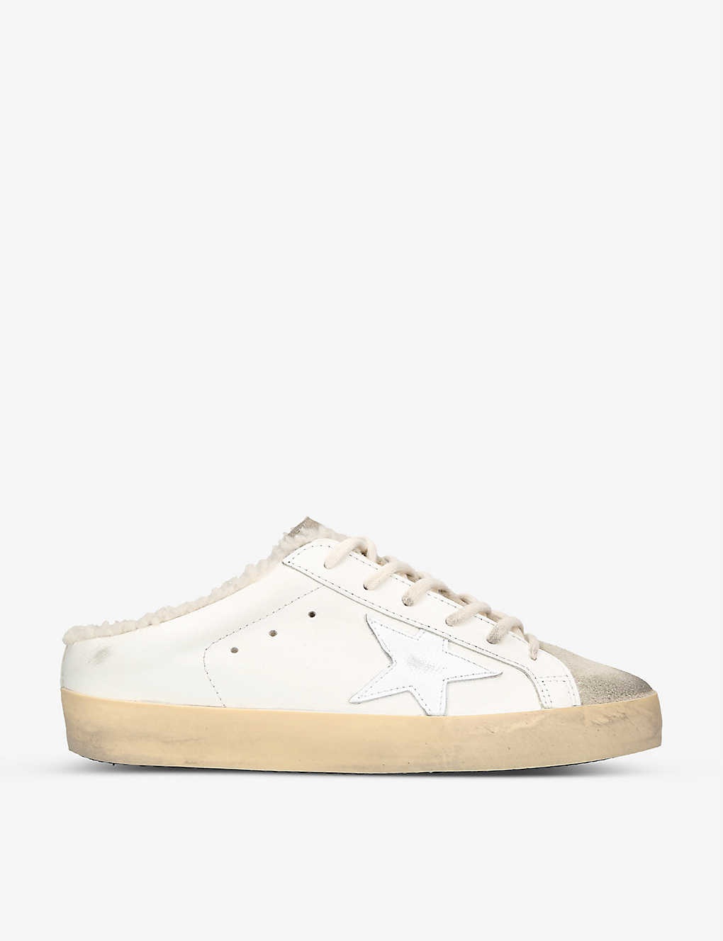 Superstar Sabot 81760 leather and shearling trainers - 1